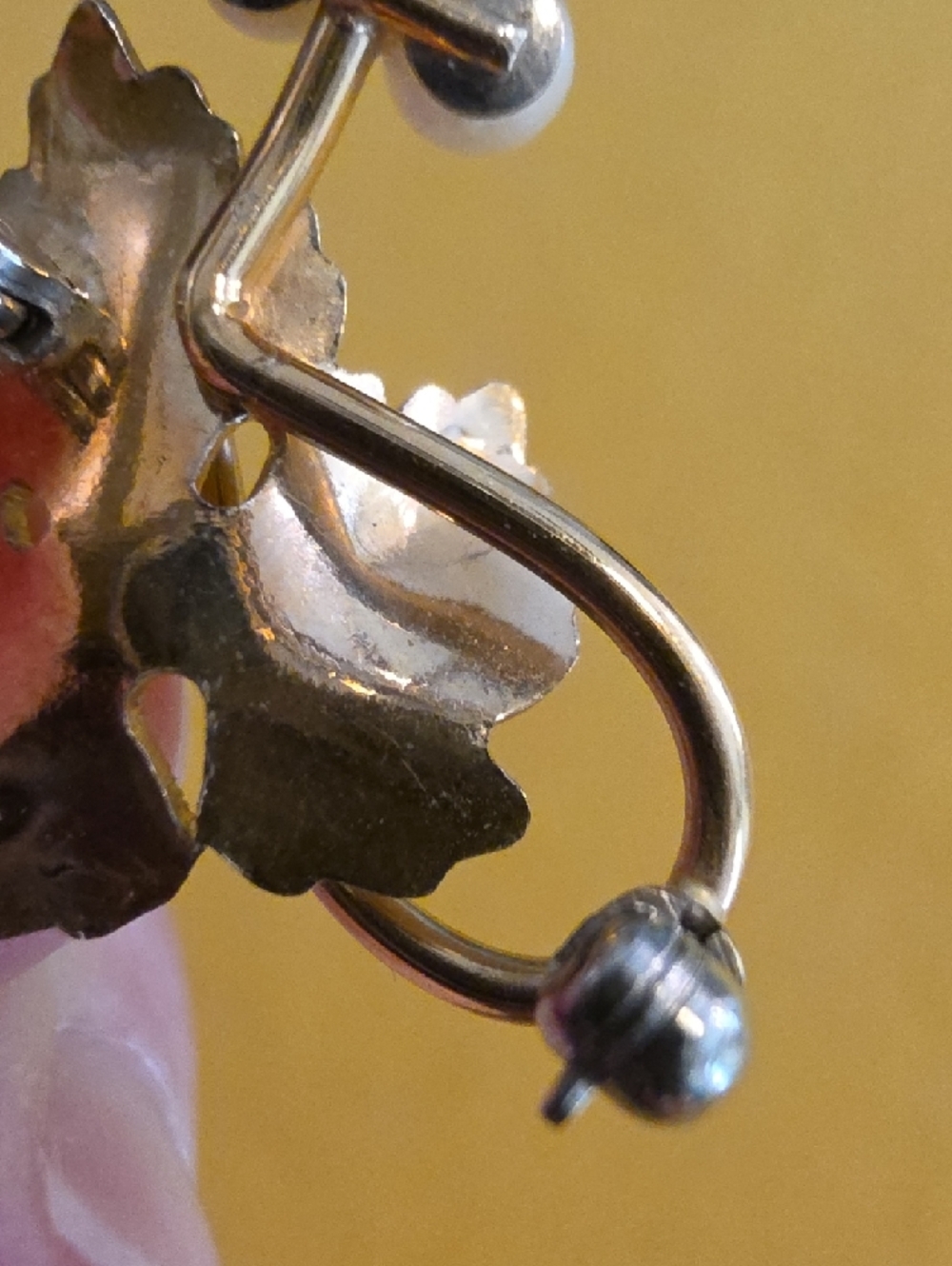 Vintage Krementz & Co. Brooch - Rolled Gold Plate - Piece Is Marked "KREMENTZ" - Picture 6 of 9